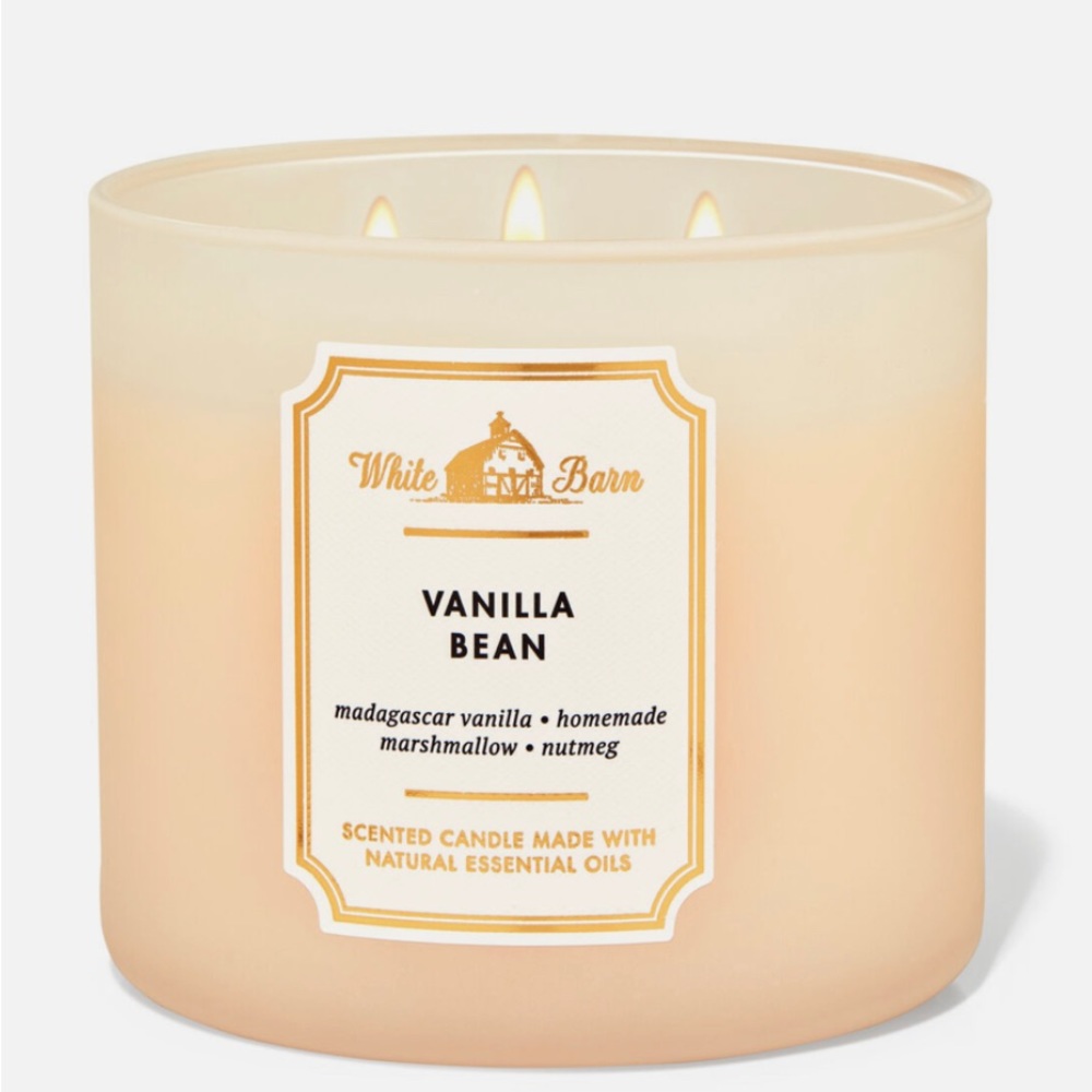 vanilla bean scented candle